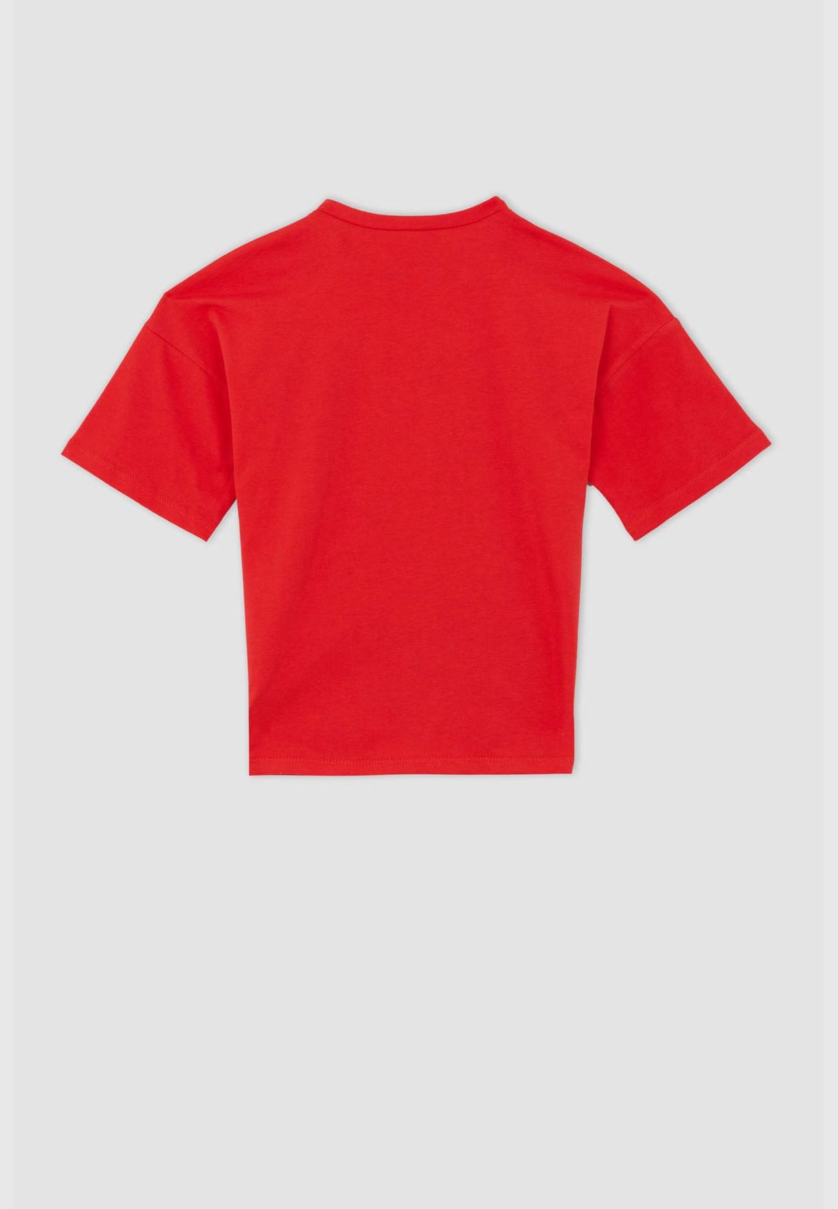 Girl Regular Fit Knitted Short Sleeve Body