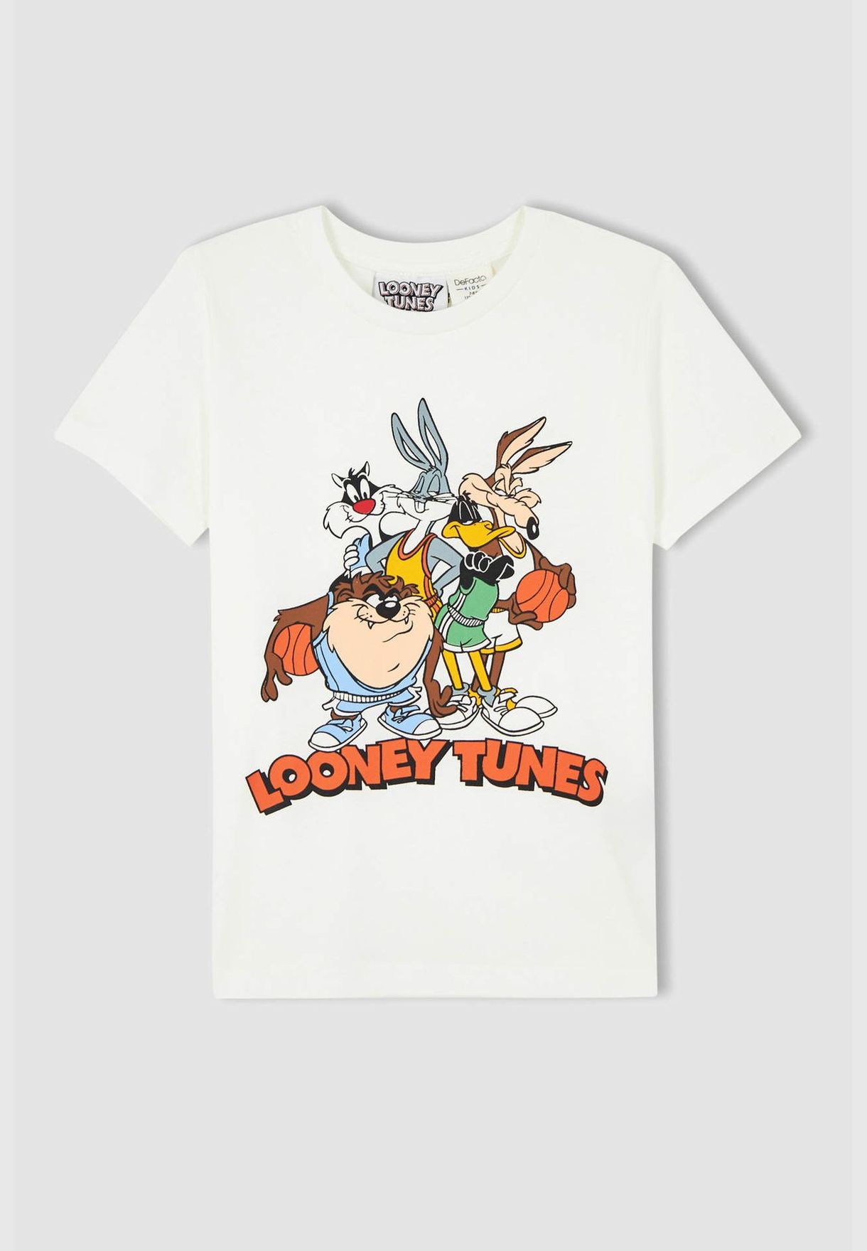 2 Pieces Boy Looney Tunes Licenced Regular Fit Crew Neck Short Sleeve Knitted Pyjamas
