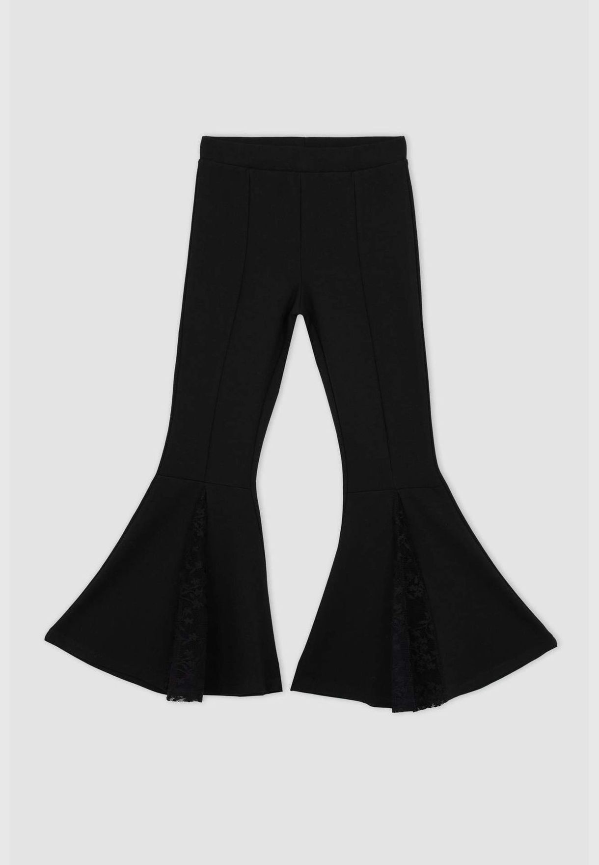 Girl Flare Fit Knitted Trousers
