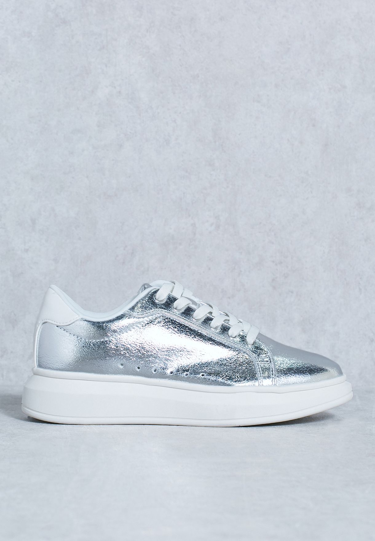 mango silver shoes