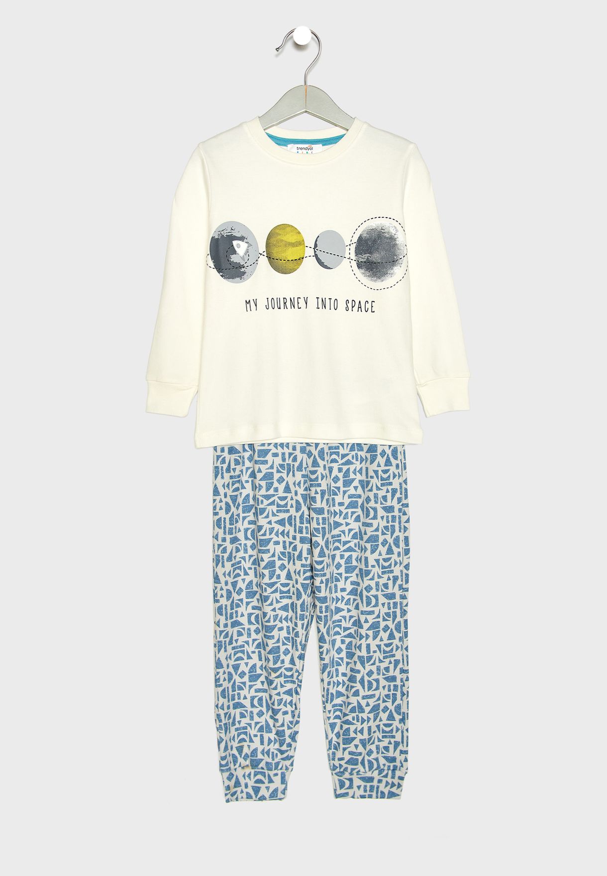 Buy Trendyol Multicolor Little Space Pyjama Set For Kids In Dubai