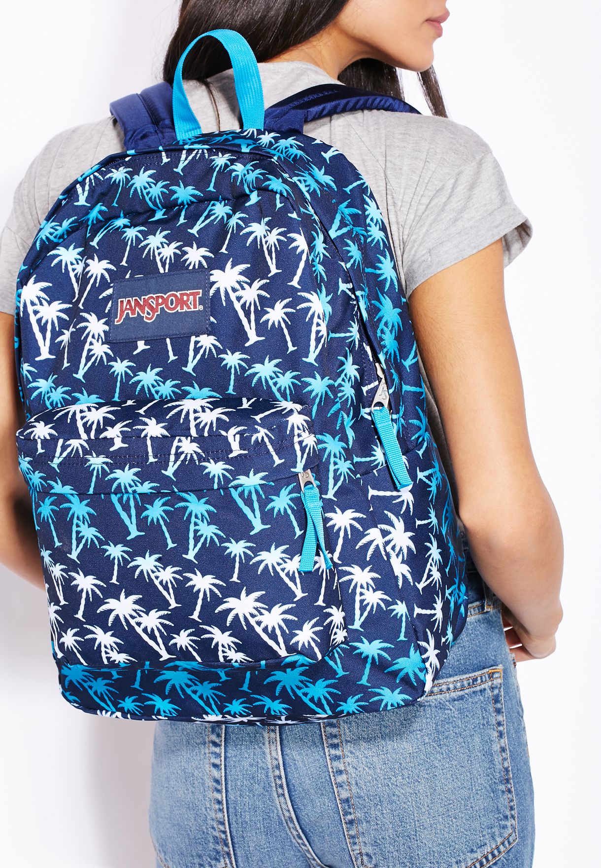 jansport backpack palm trees