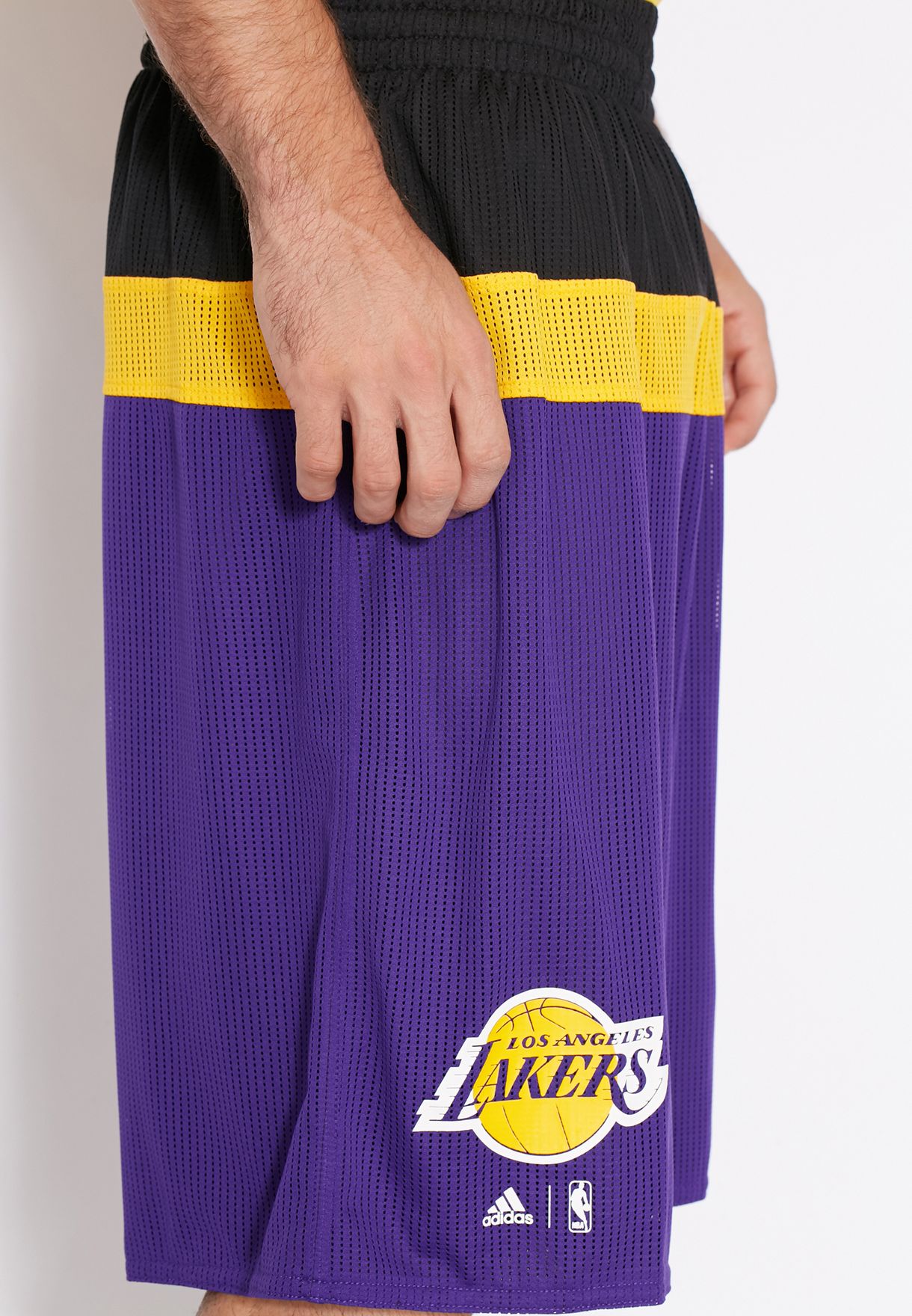 lakers reversible shorts