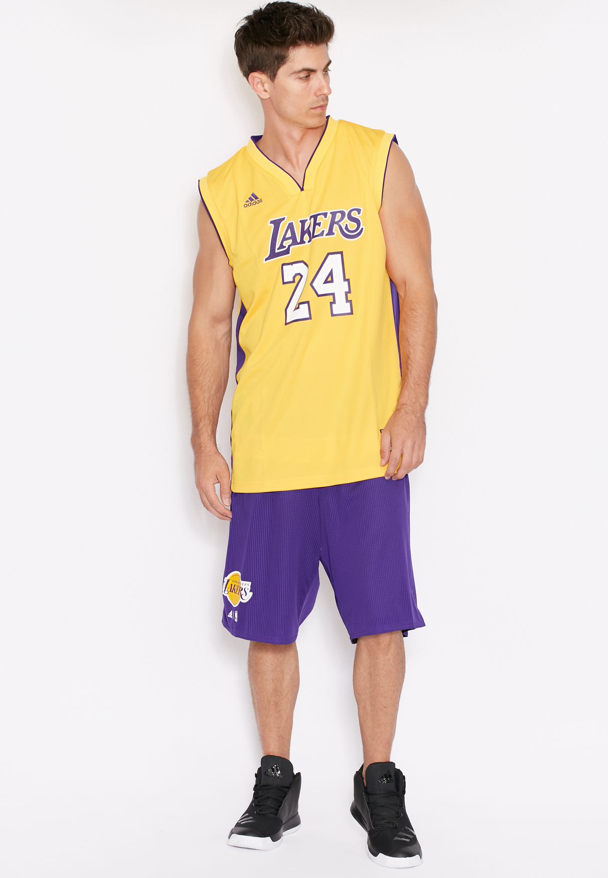 lakers reversible shorts