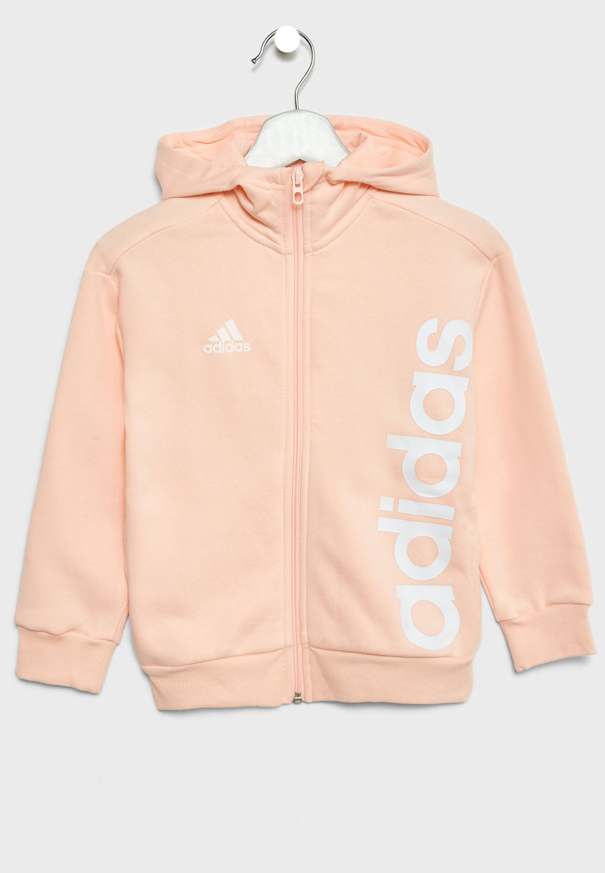 pink adidas hoodie kids