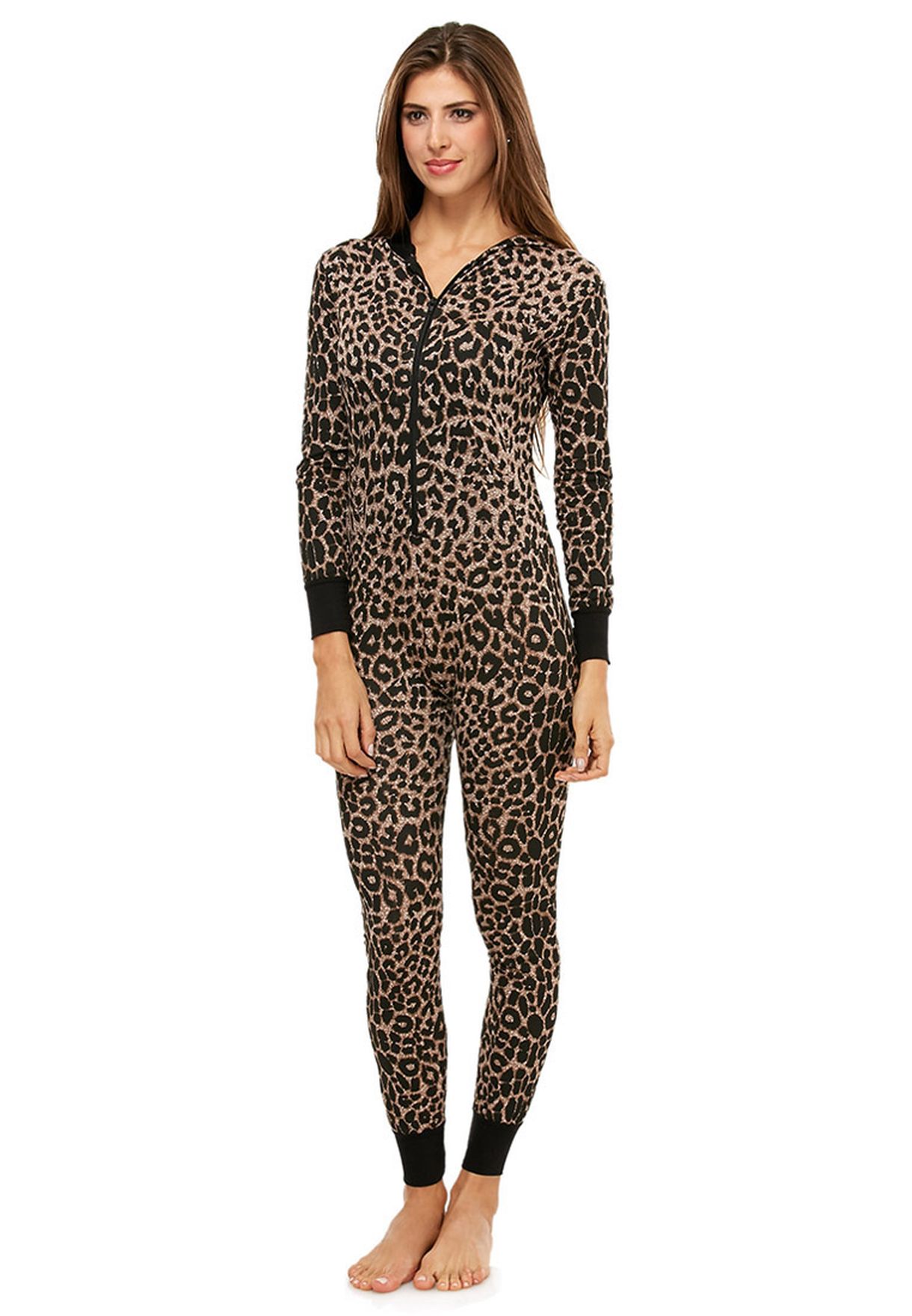 Buy Lounge District animalprint Leopard Print Onesie for Women in MENA ...
