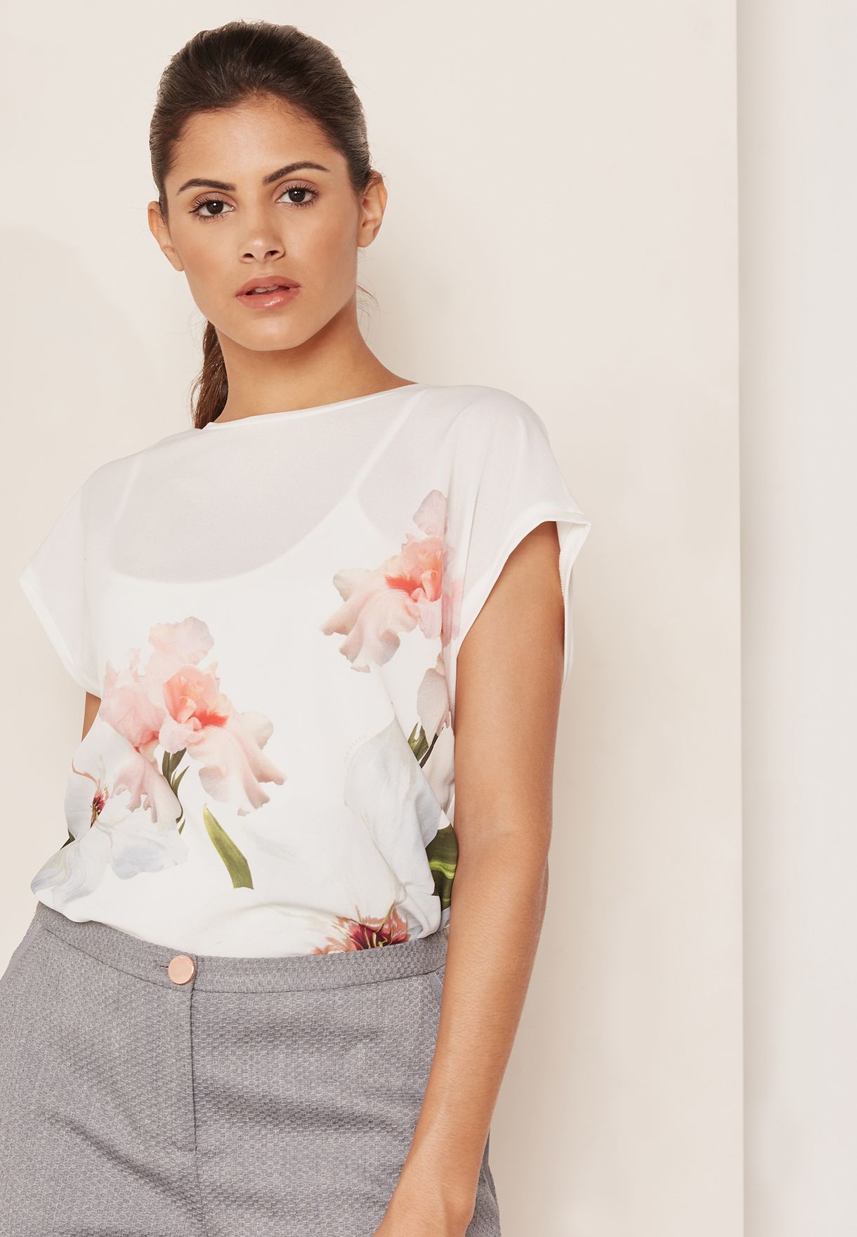 ted baker floral top