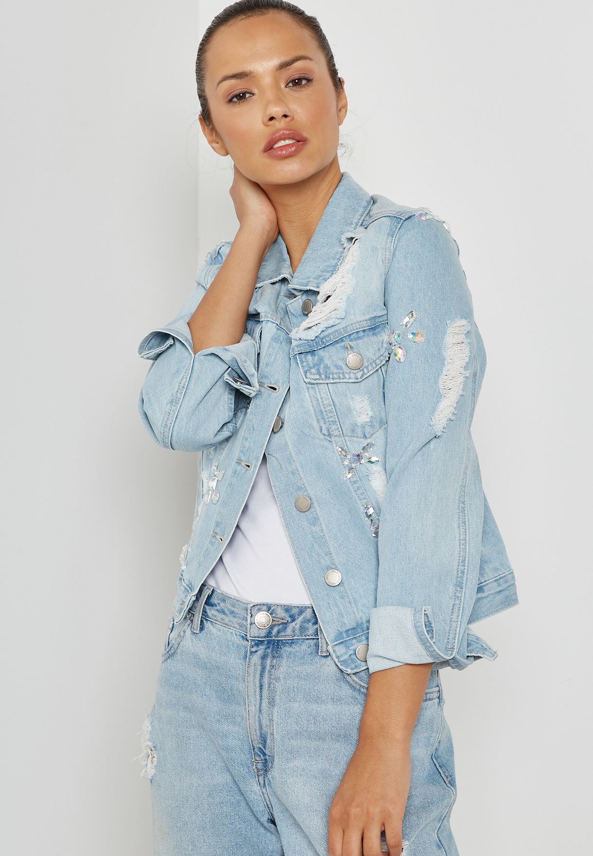 miss selfridge denim jacket