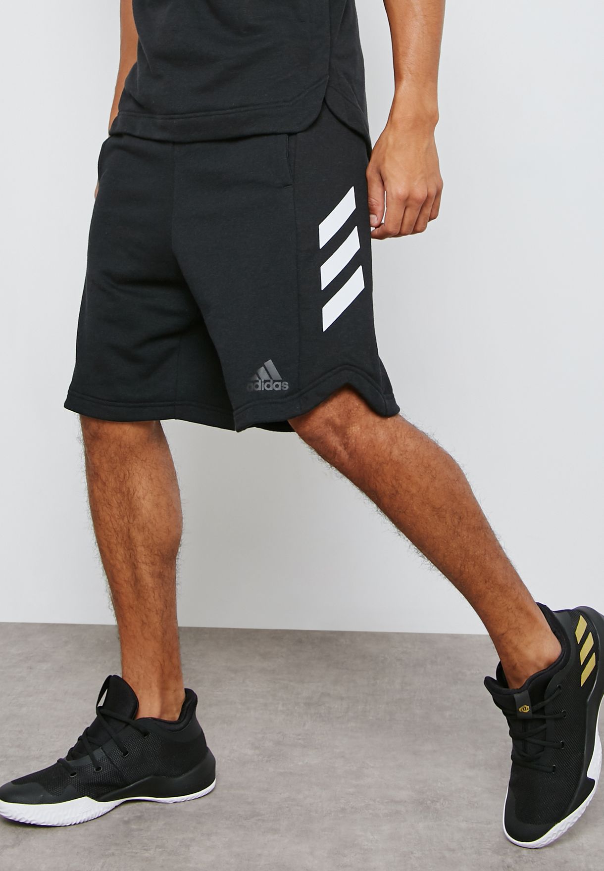 Buy adidas black Pickup Shorts for Men 