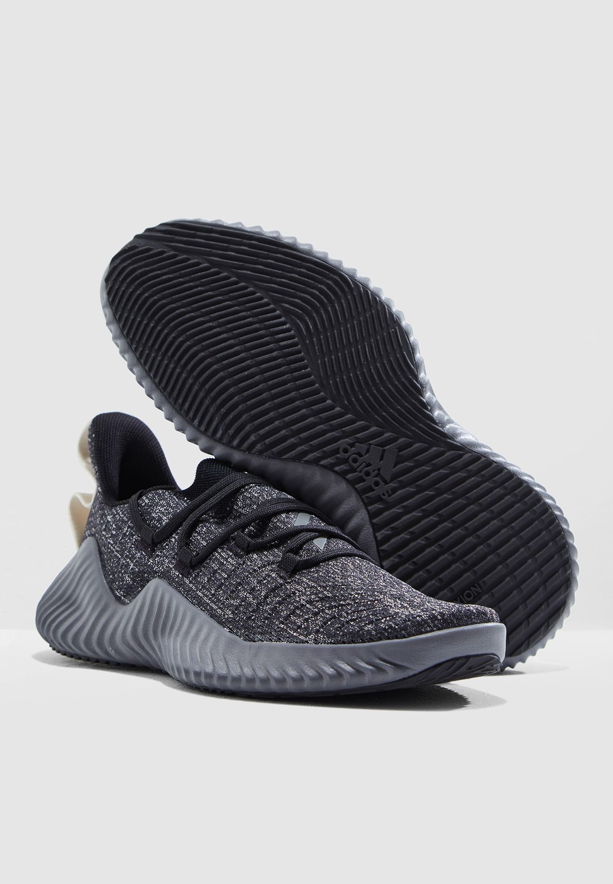 Buy Adidas Black Alphabounce Trainer for Men in Mena, Worldwide 