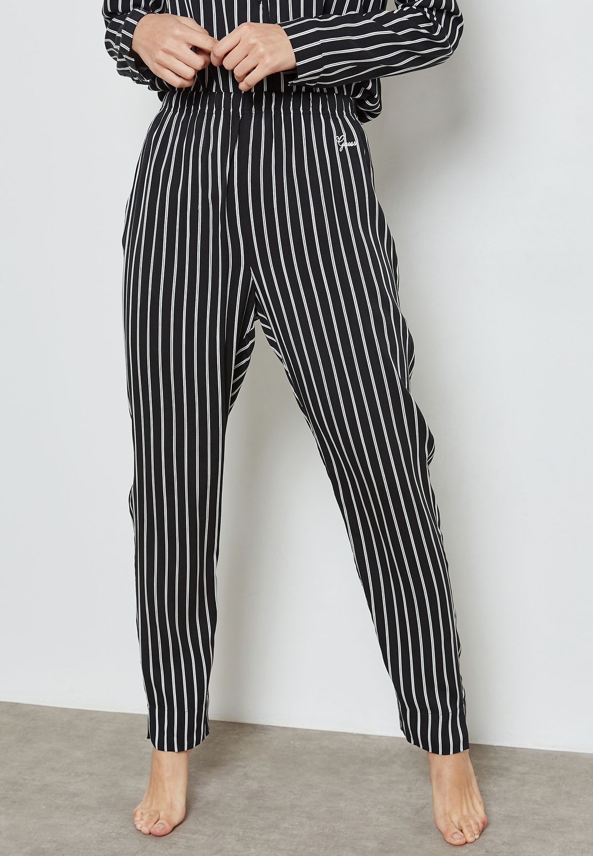 guess striped pants