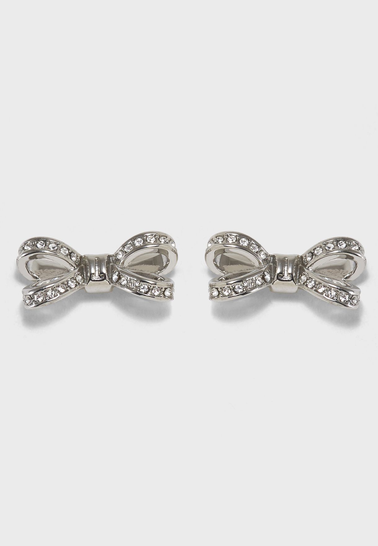 ted baker bow earrings silver