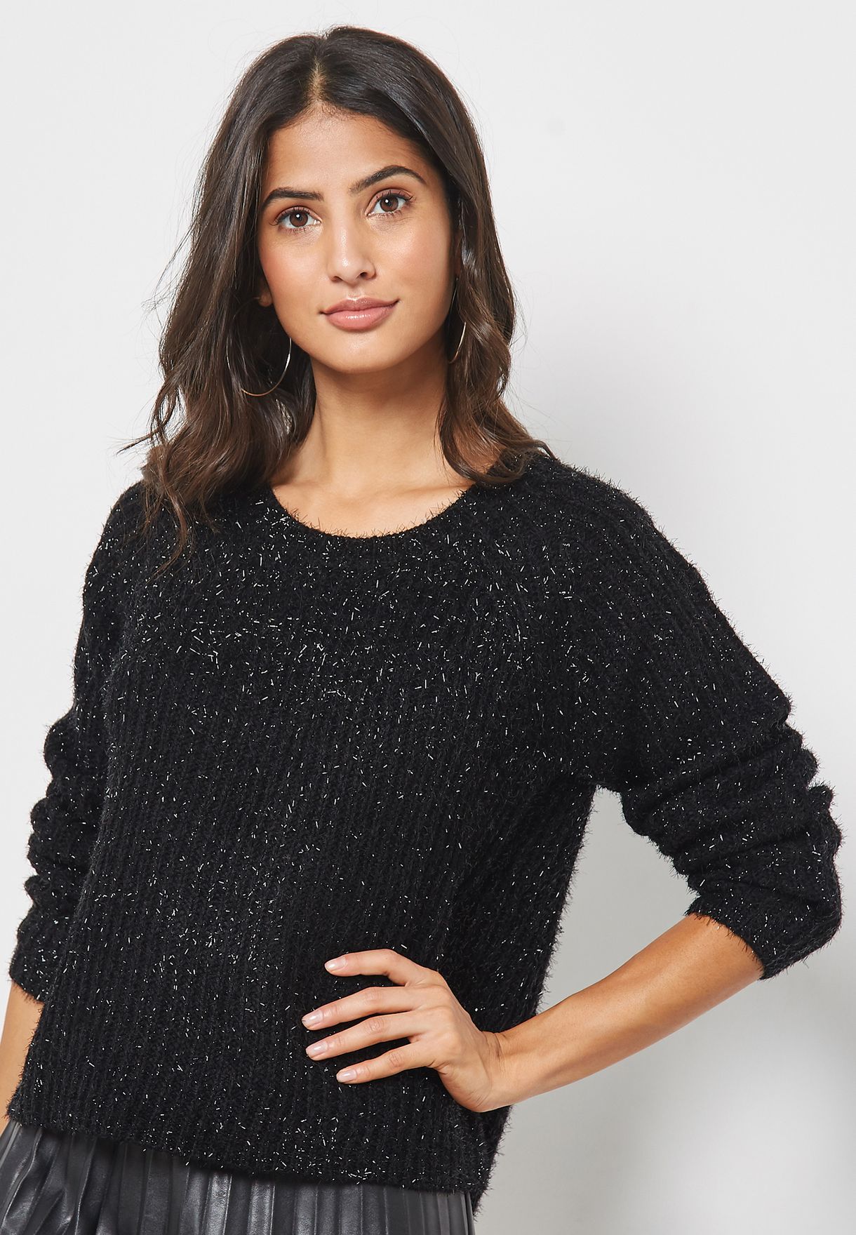 shimmer sweater