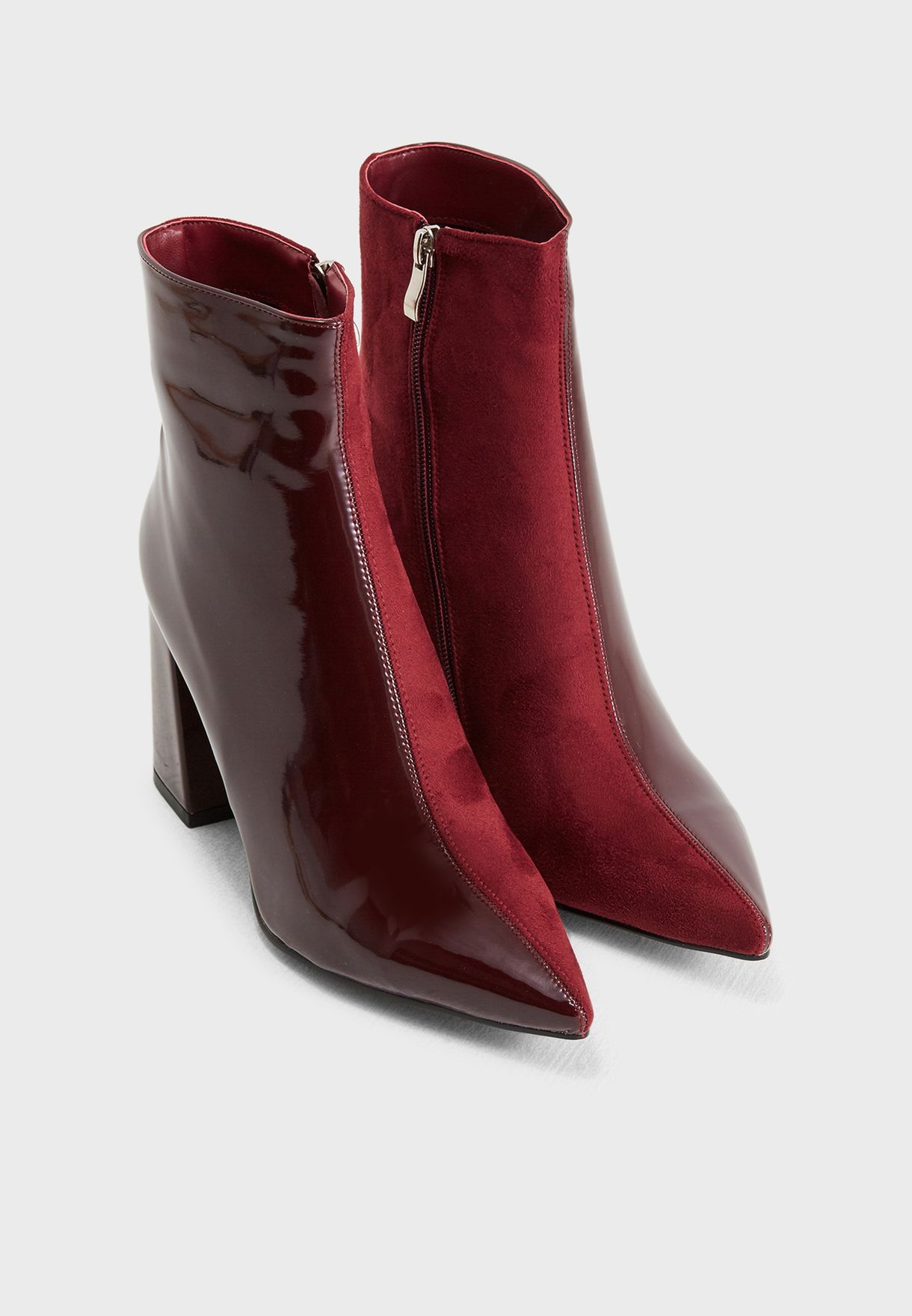 public desire burgundy boots