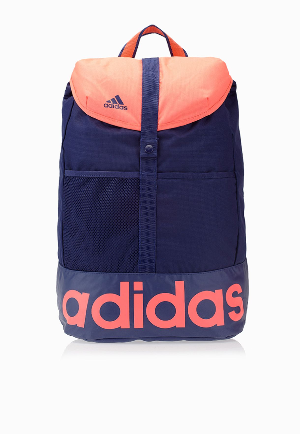 blue and orange adidas backpack