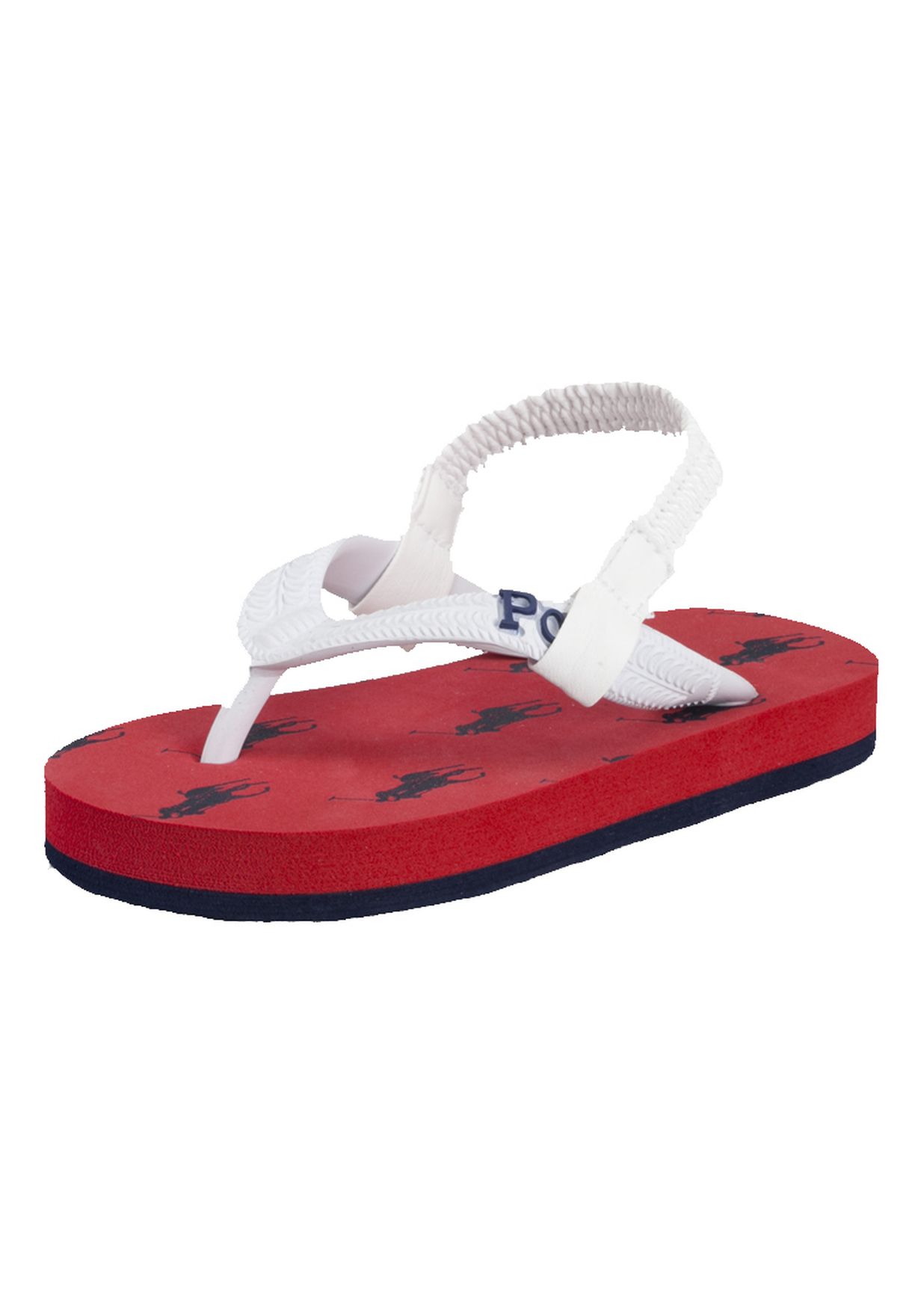 Buy Polo Ralph Lauren red Amino Sandals for Kids in MENA, Worldwide