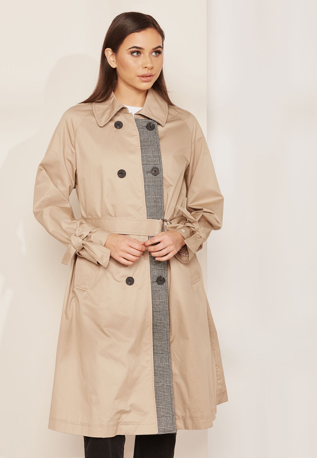tommy hilfiger trench coat womens