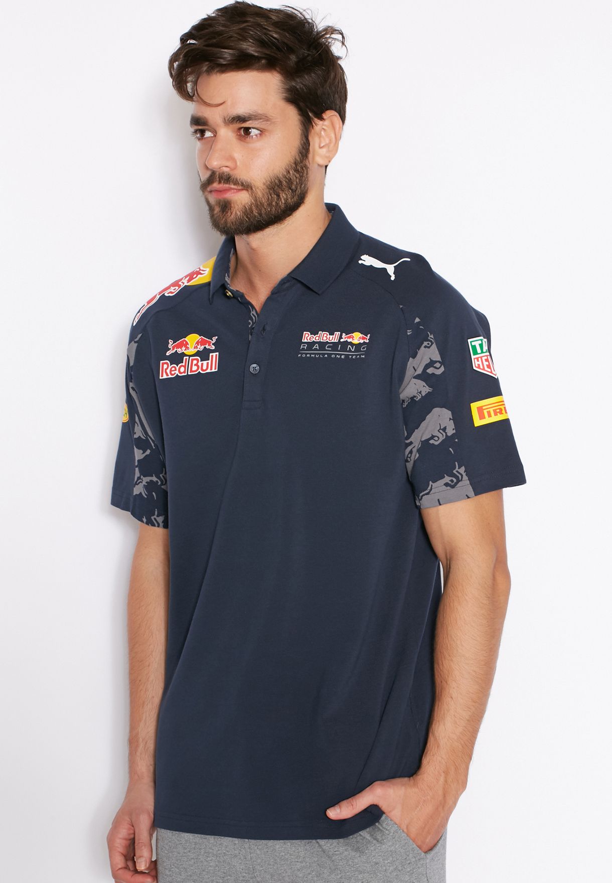 Puma RED BULL RACING Polo High Rise/gris sites.unimi.it