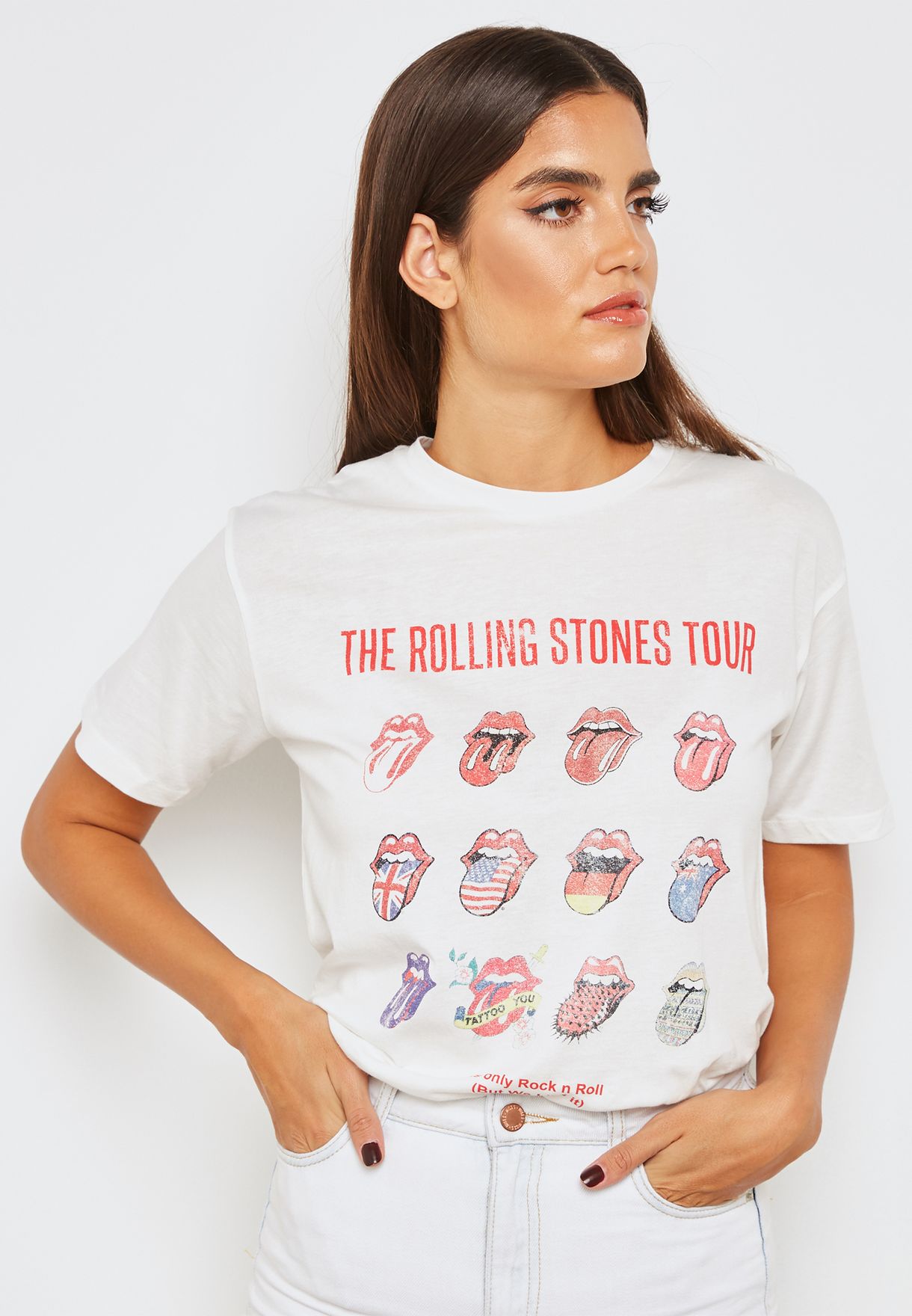 mango rolling stones sweatshirt