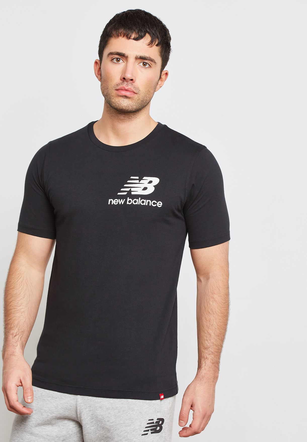 new balance t shirt mens Black