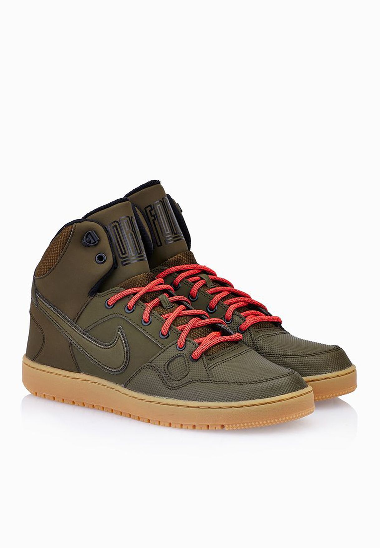 nike son of force mid winter green