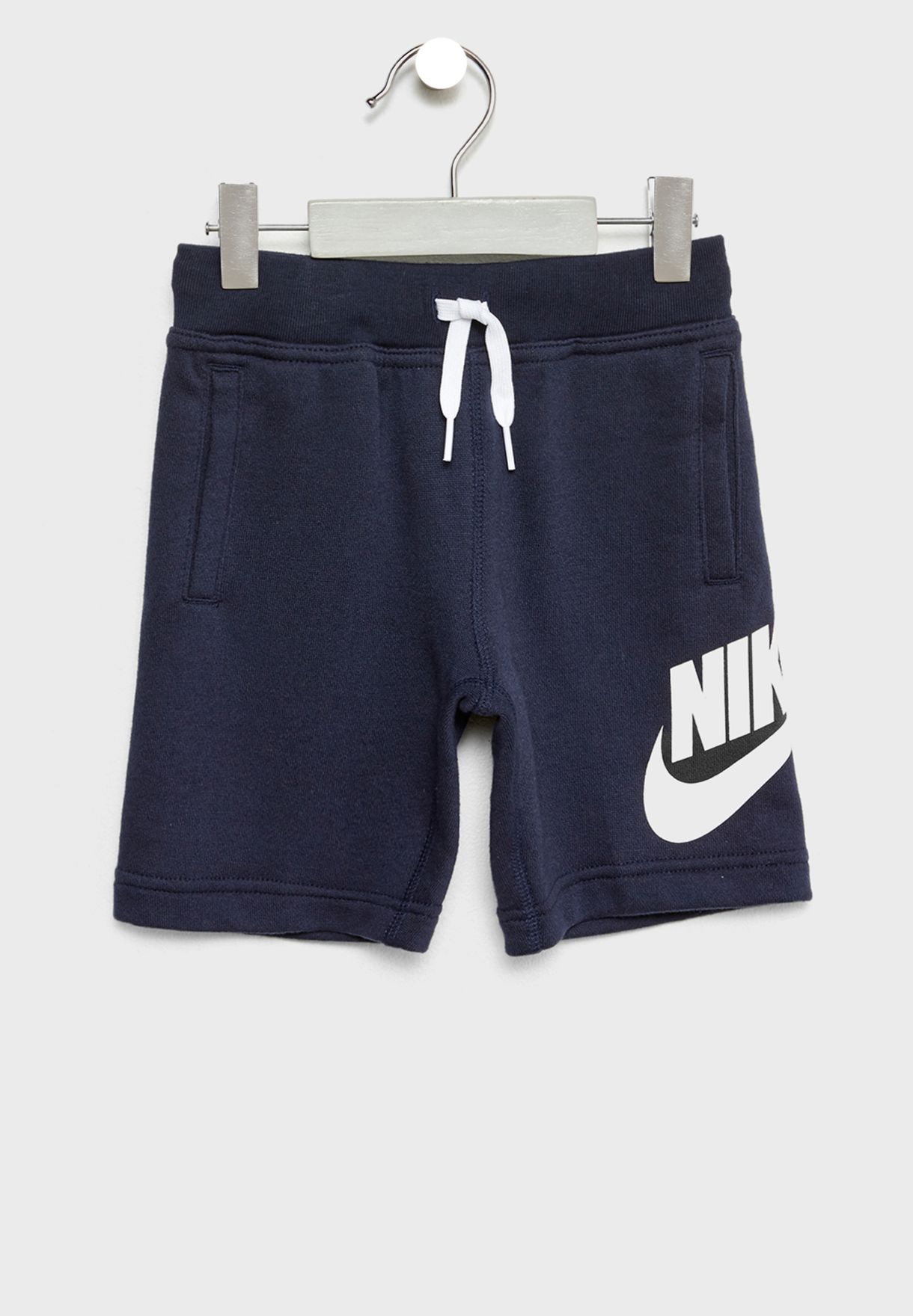 nike alumni shorts navy blue