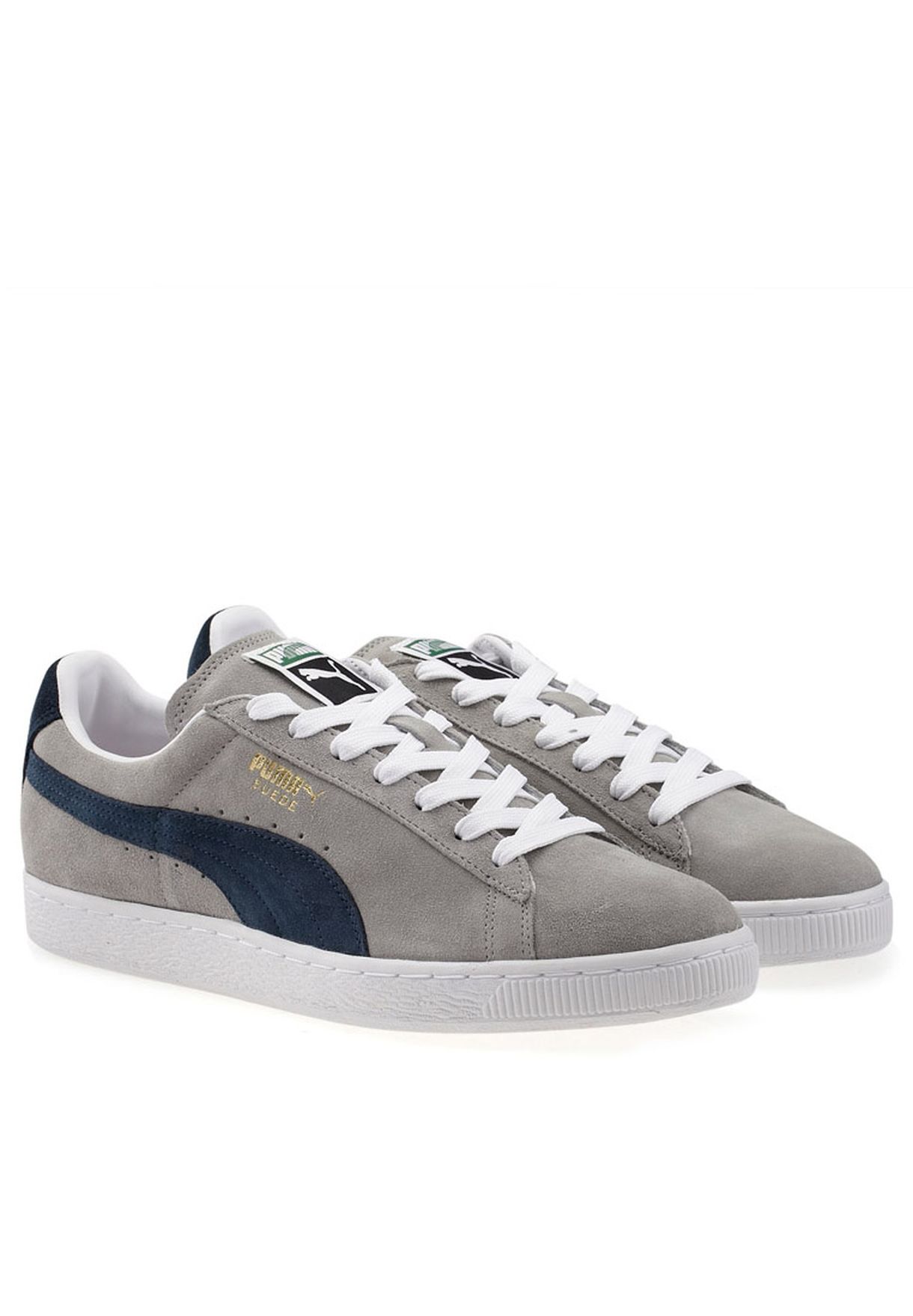 puma grey suede shoes
