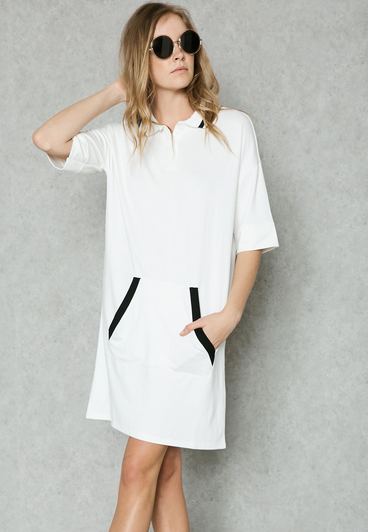 oversized polo dress