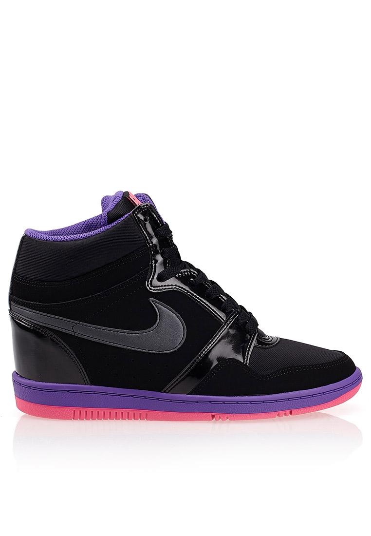 Nike Women S Force Sky Wedge Shoe Black Anthracite