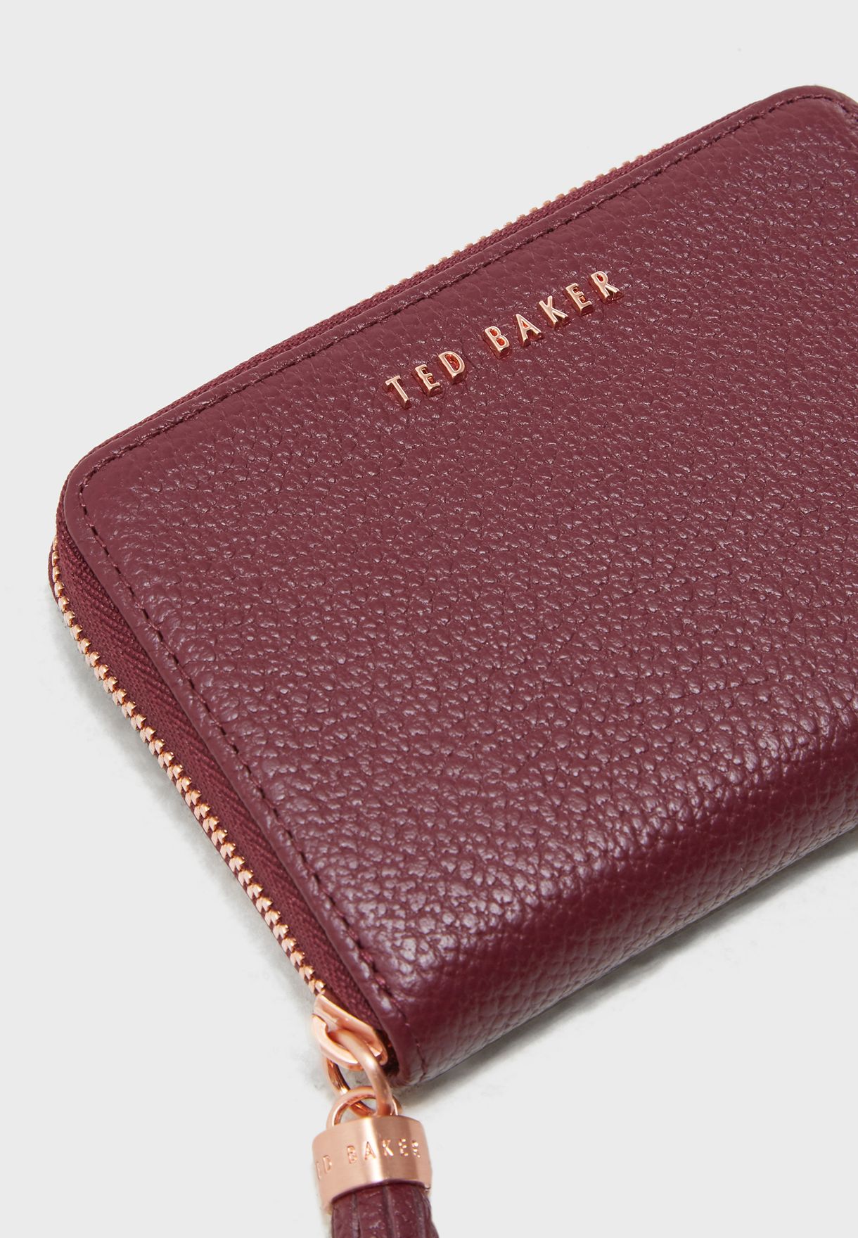 ted baker burgundy purse