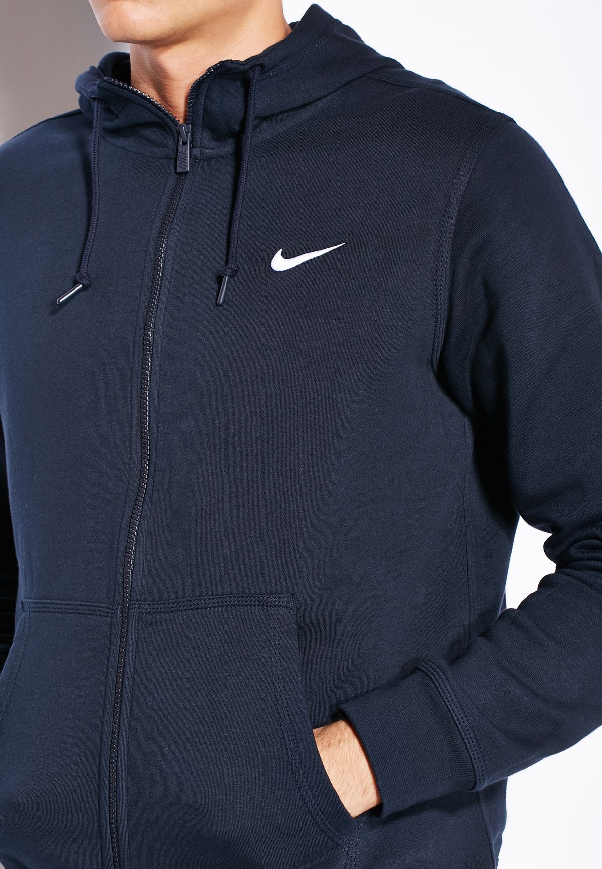 Buy Nike navy Swoosh Hoodie for Men Riyadh, Jeddah
