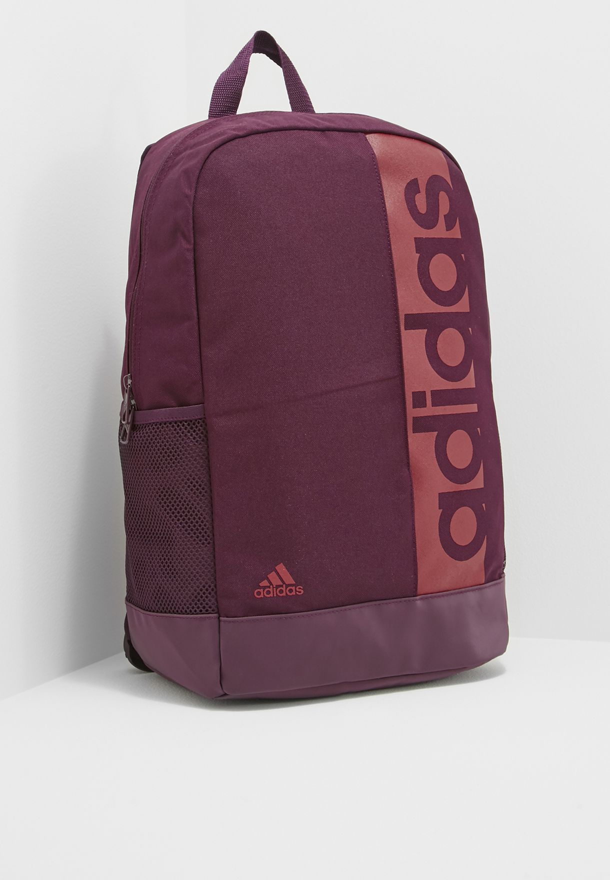 adidas linear backpack purple