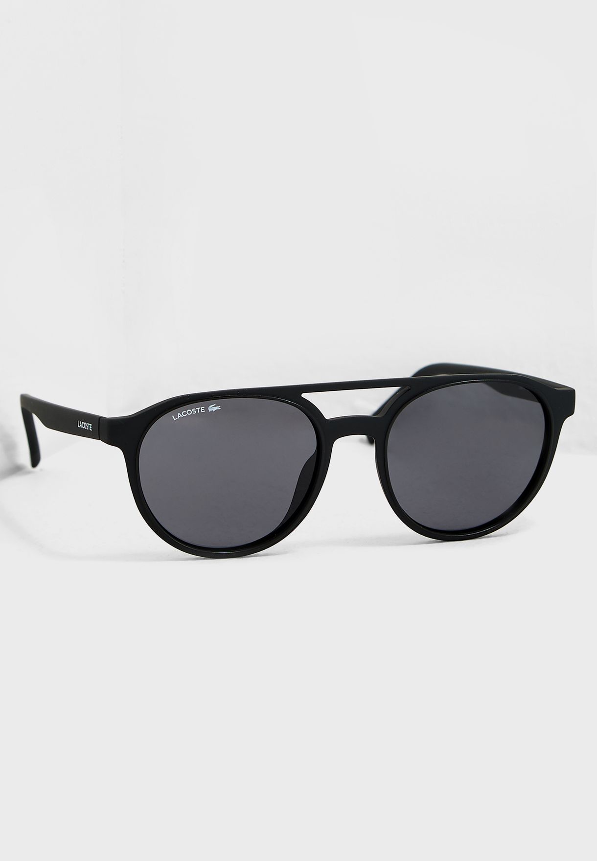 Buy Lacoste black Round Sunglasses for 