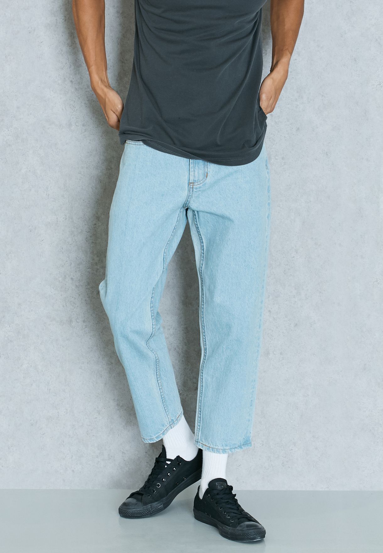 Buy Obey Blue Bender 90s Straight Fit Jeans For Men In Mena Worldwide