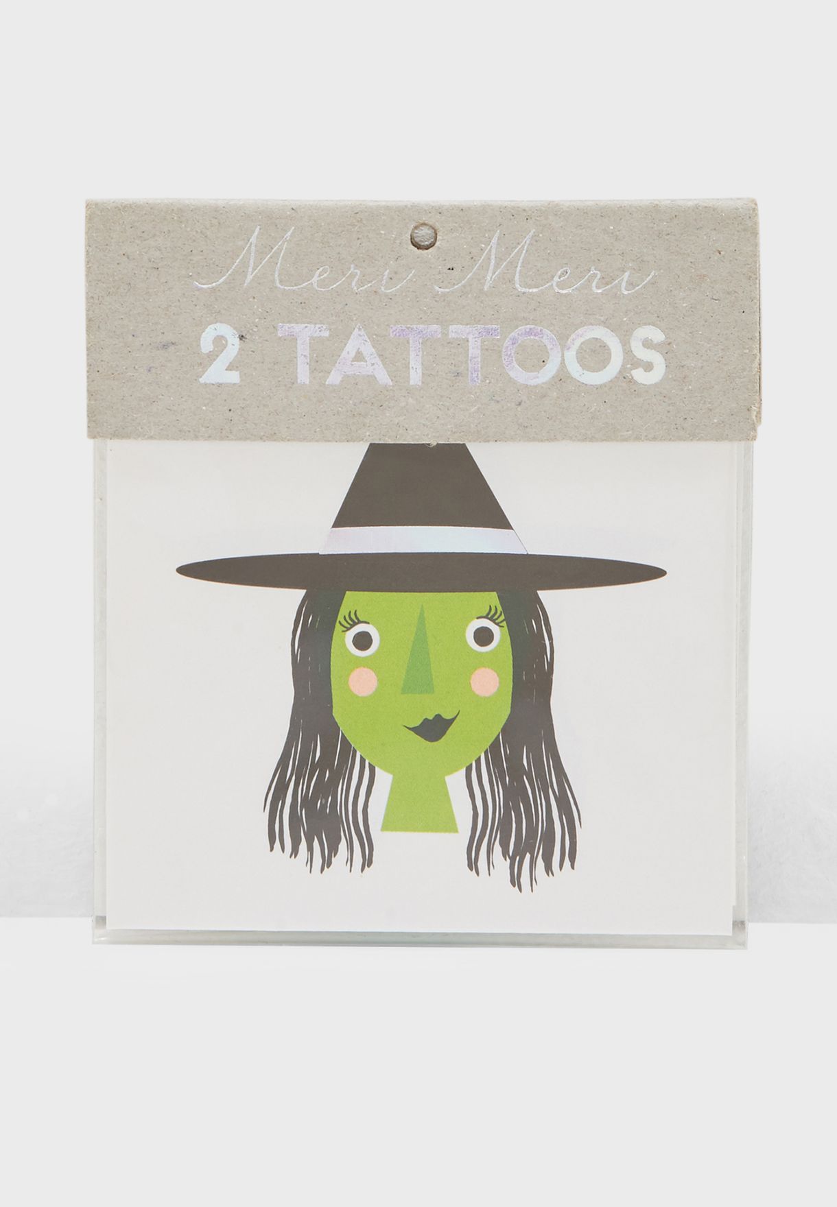 Buy Meri Meri Multicolor Kids 2 Pack Witch And Cat Temporary Tattoos For Kids In Mena Worldwide