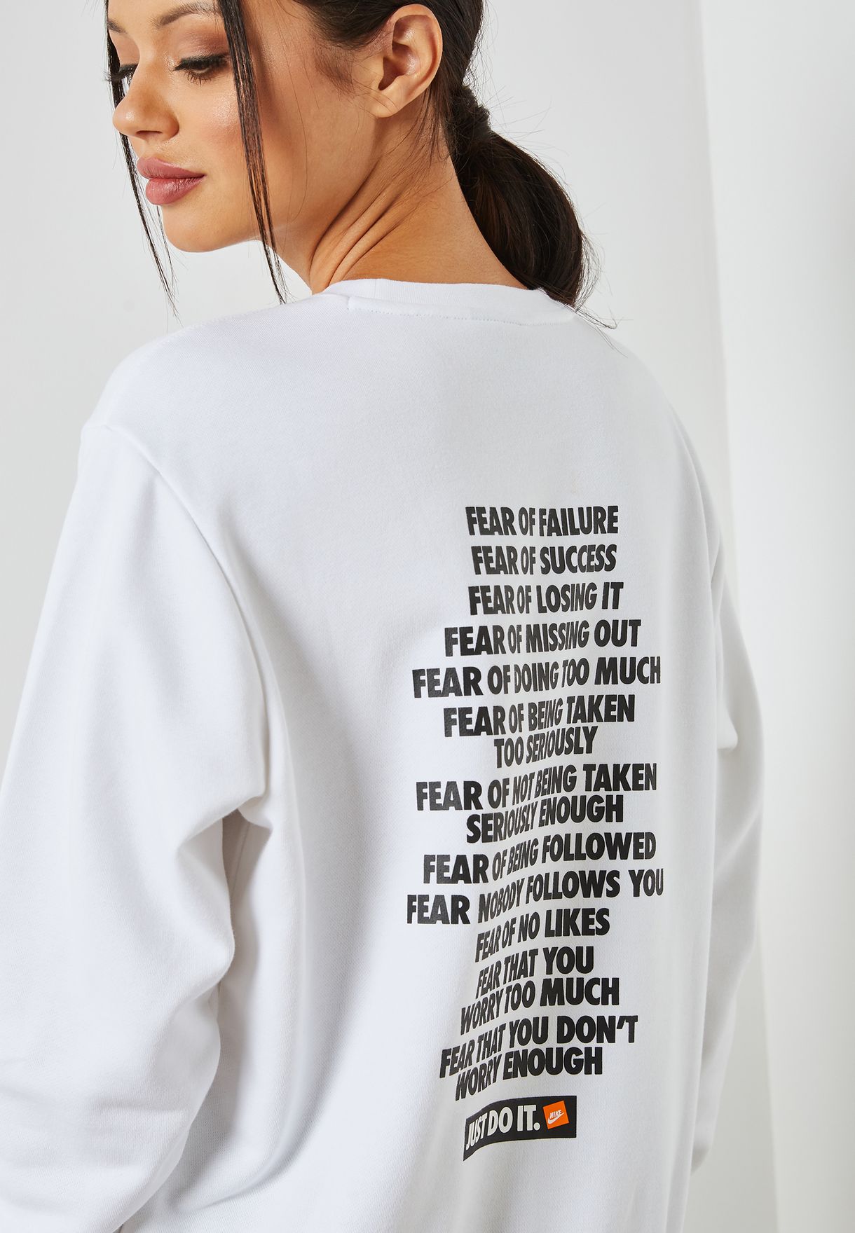 nike fear of failure sweatshirt