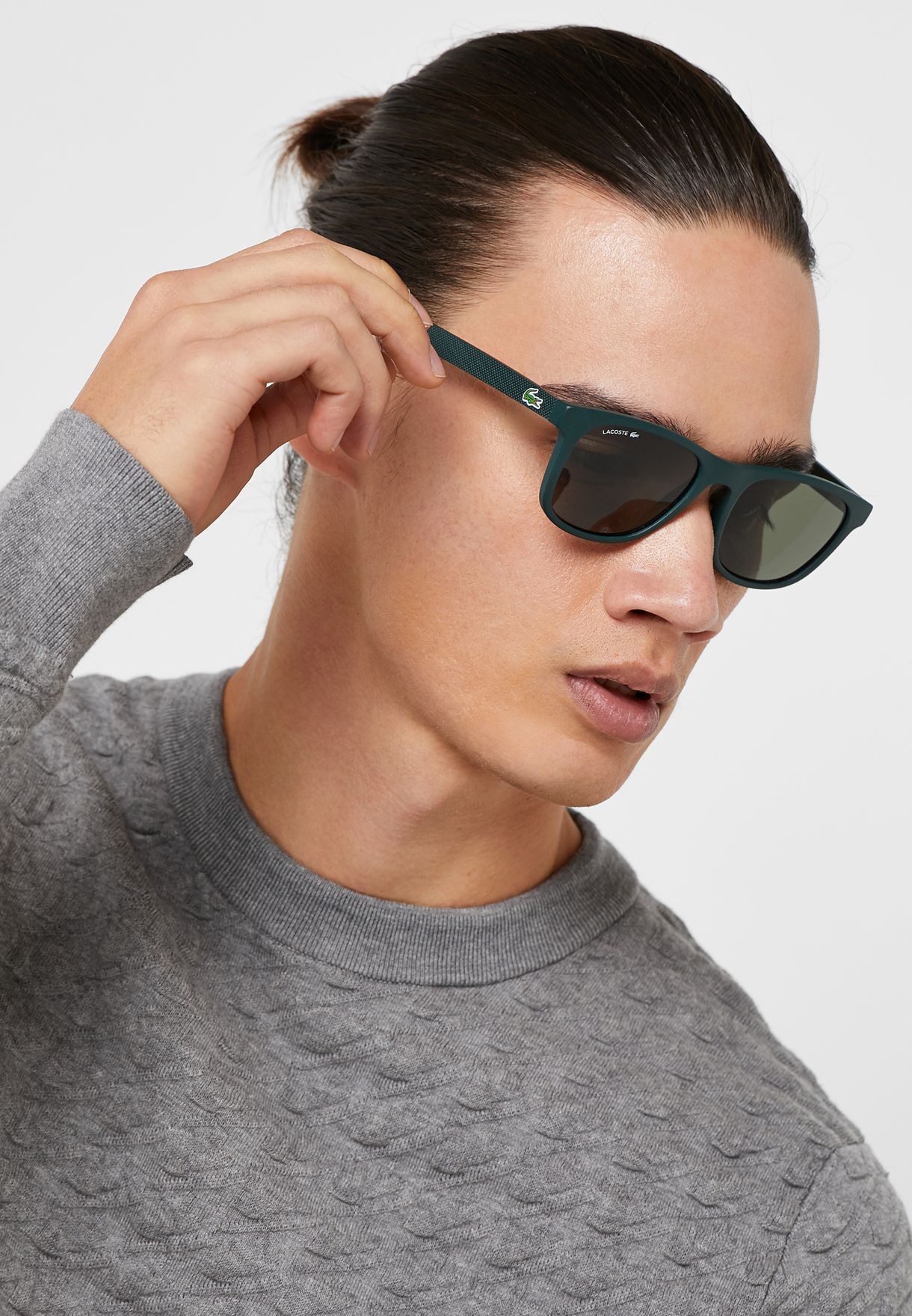 Buy Lacoste green Wayfarer Sunglasses 