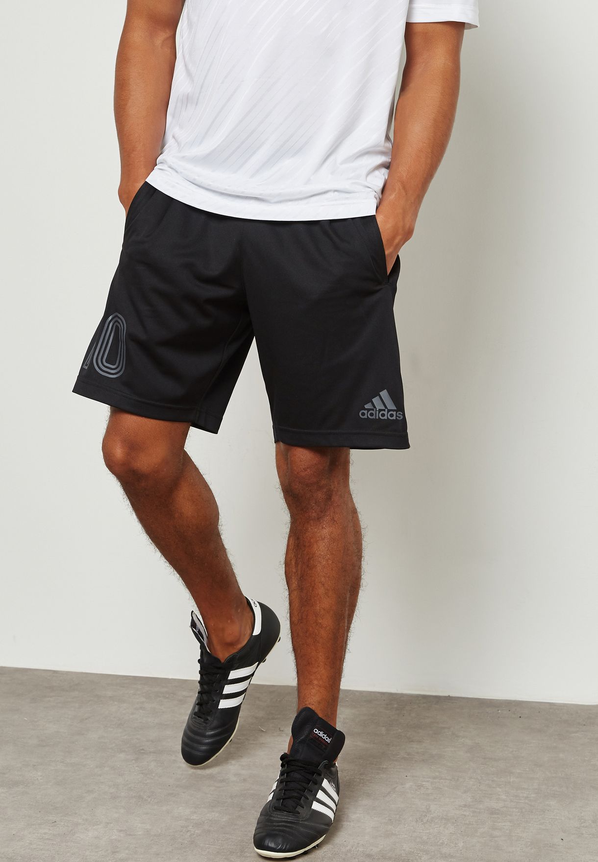adidas black Tango Player Icon Shorts for Men in MENA, Worldwide
