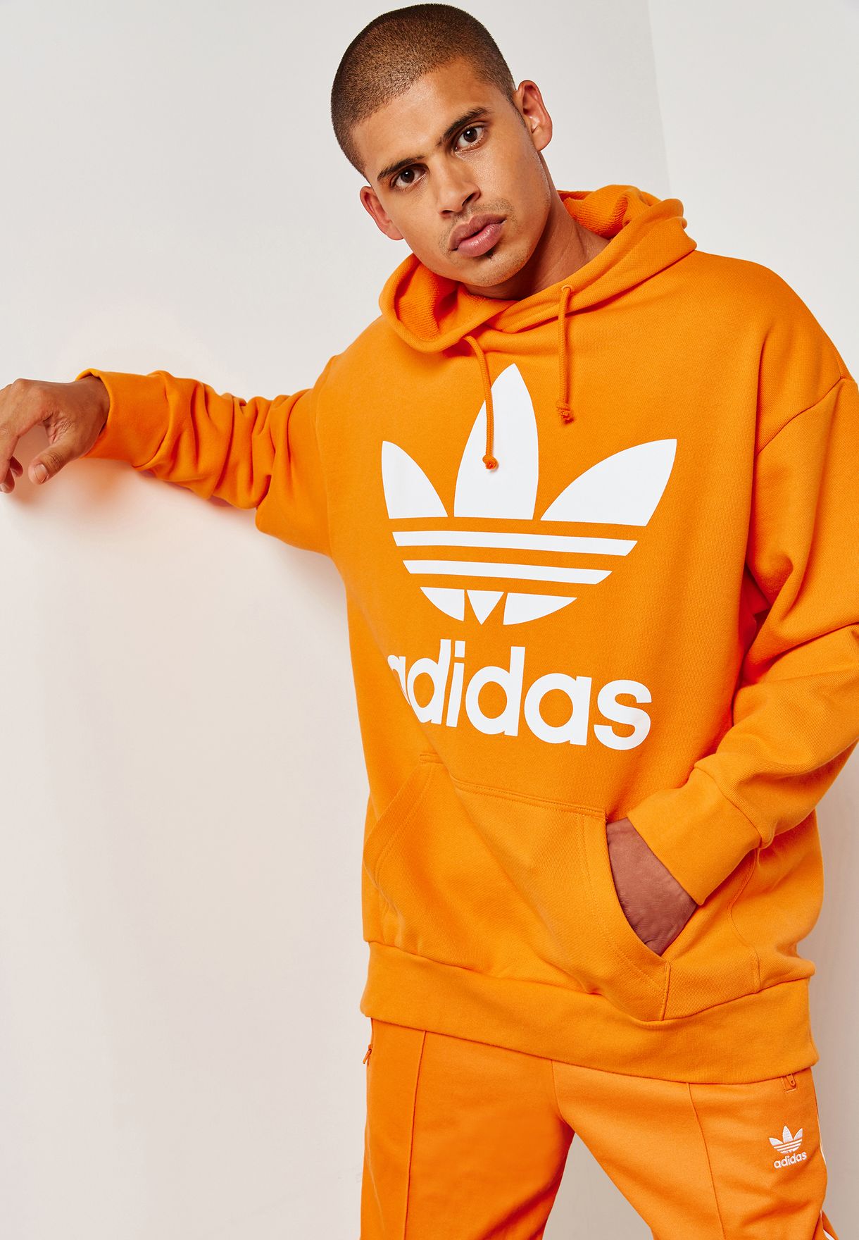 adidas originals hoodie orange