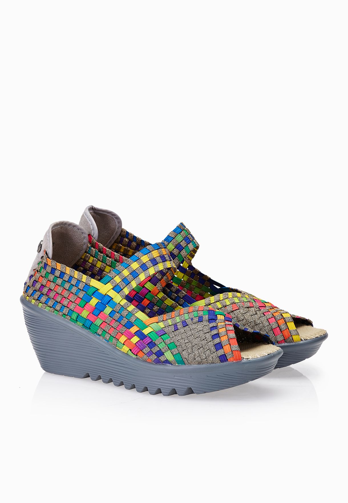 Buy multicolor Hallie Open Toe Wedge Comfort Shoes for Women in Riyadh,  Jeddah