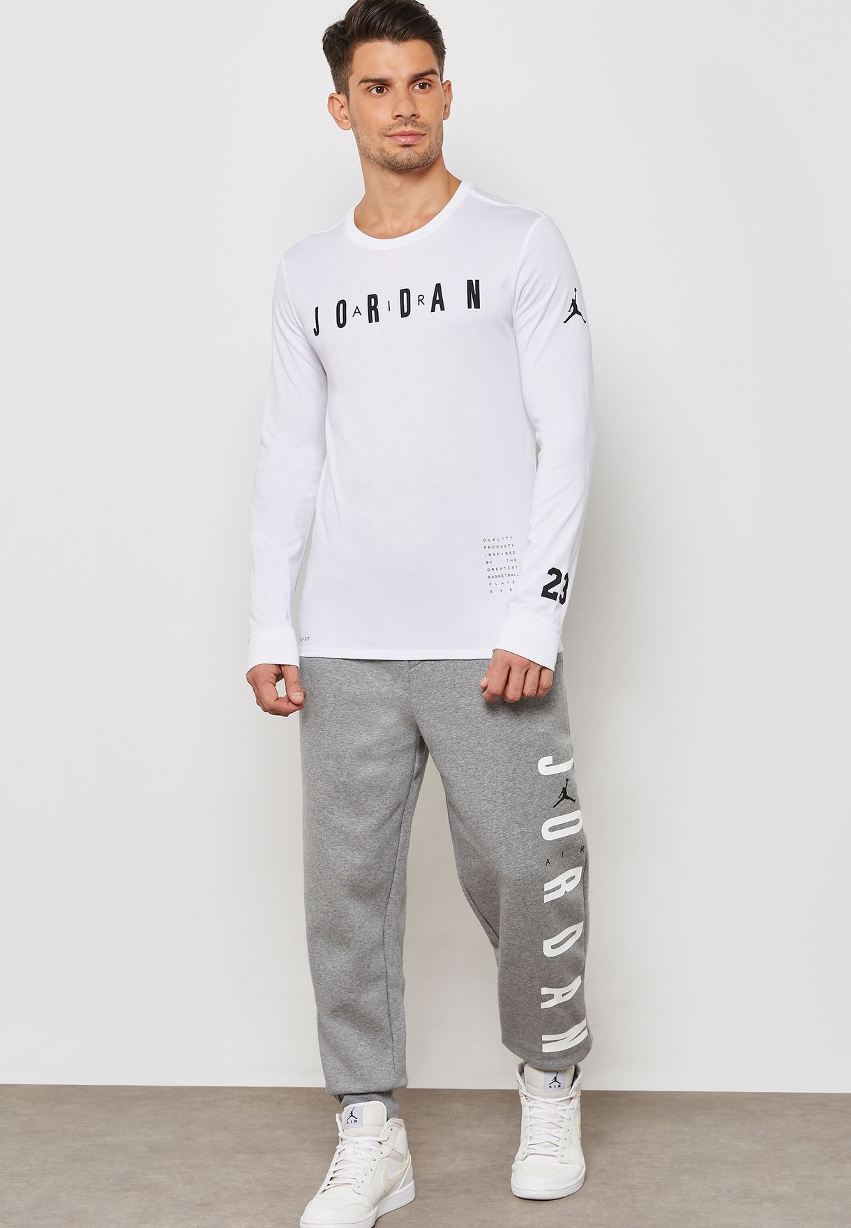 air jordan grey sweatpants