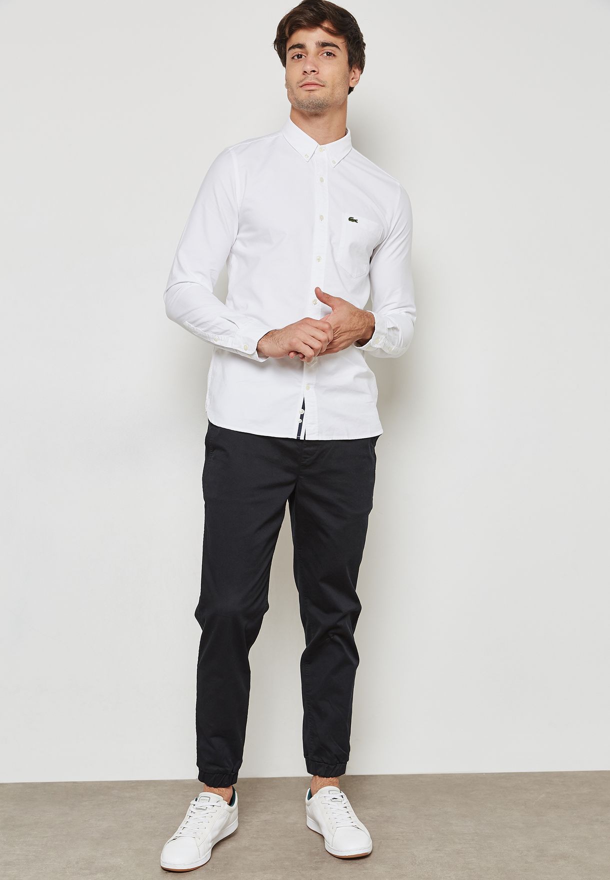 lacoste live oxford shirt