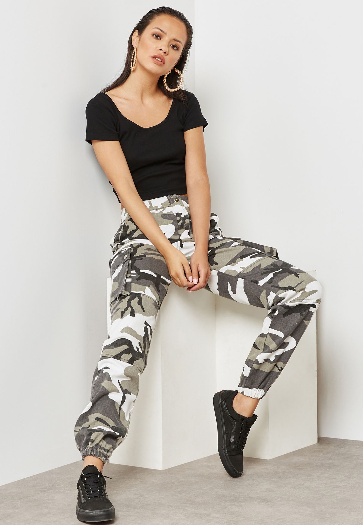 missguided camo pants