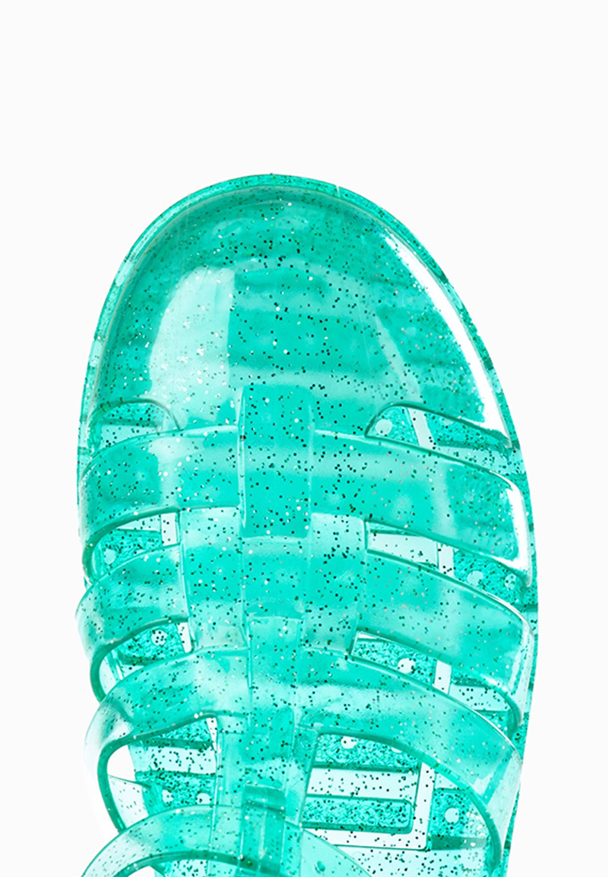 caged jelly sandals