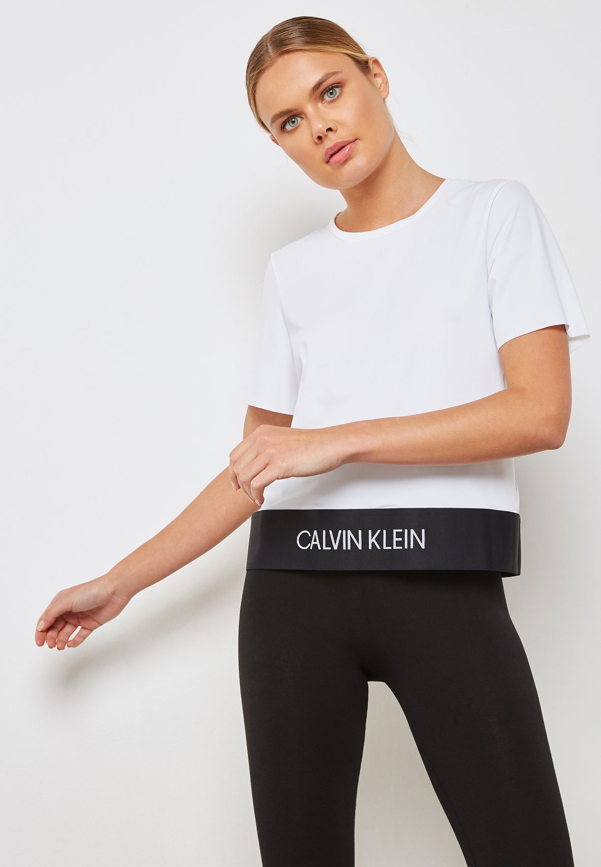 calvin klein white t shirt womens