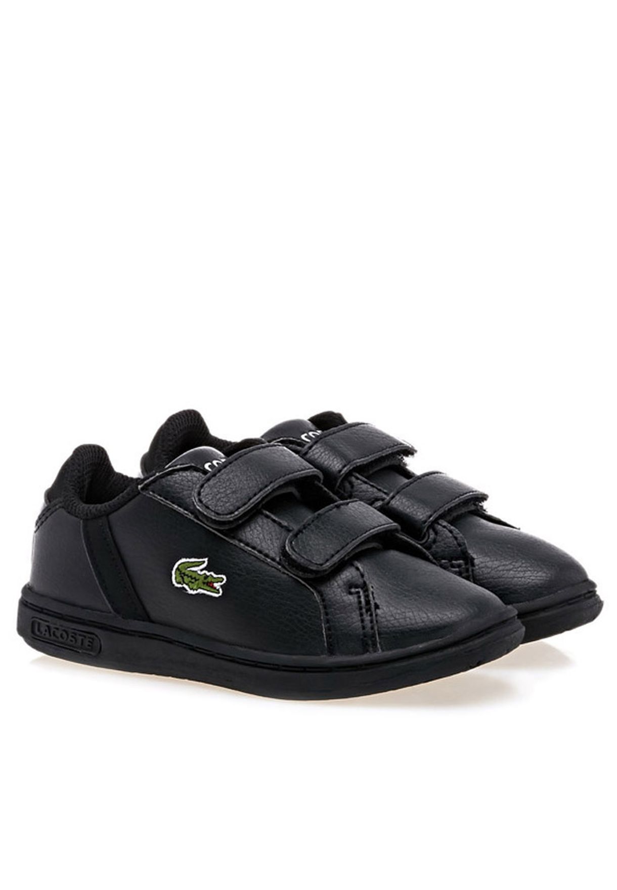 Lacoste black Renard Velcro Sneakers 