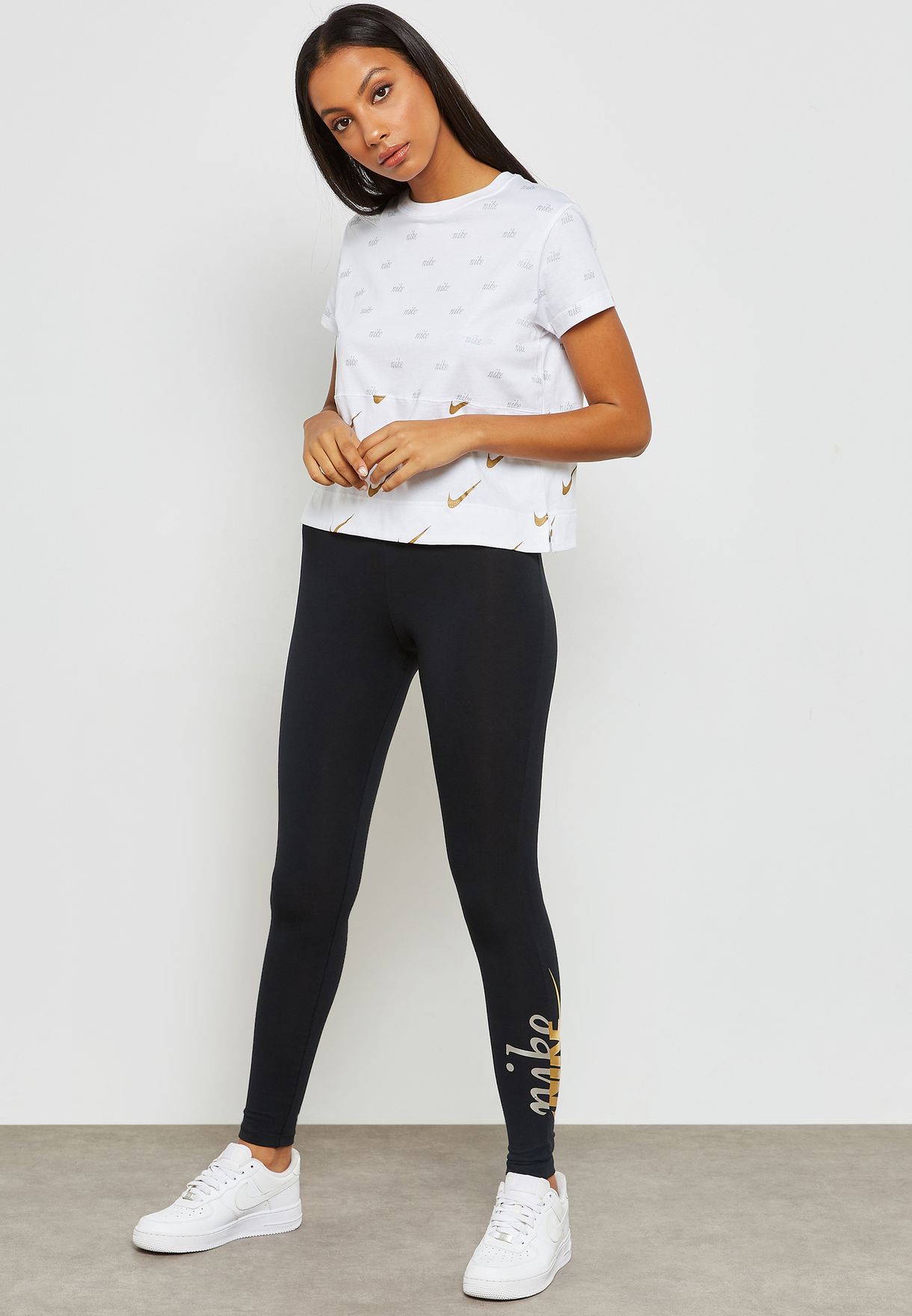 Buy Nike black NSW Metallic Leggings for Women in MENA, Worldwide | AQ7872 -010