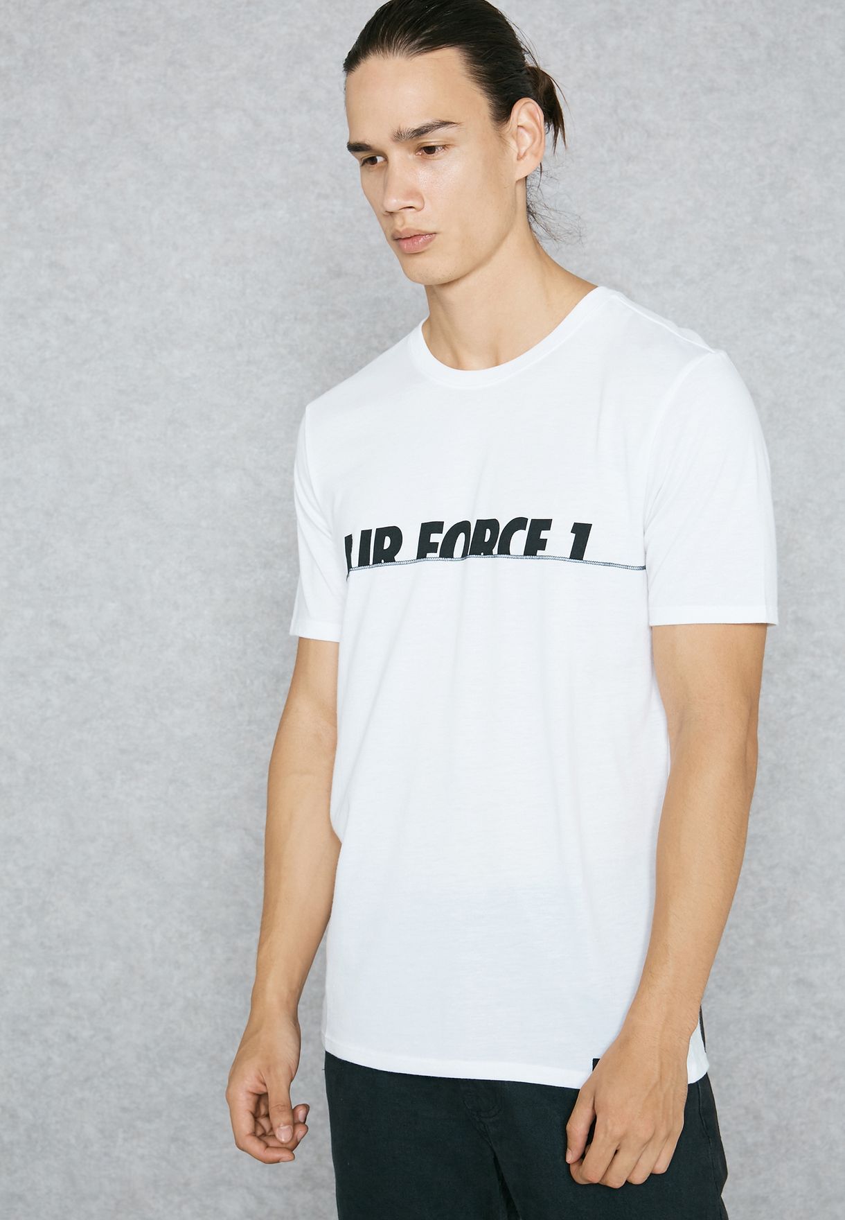 nike air force 1 t shirt white