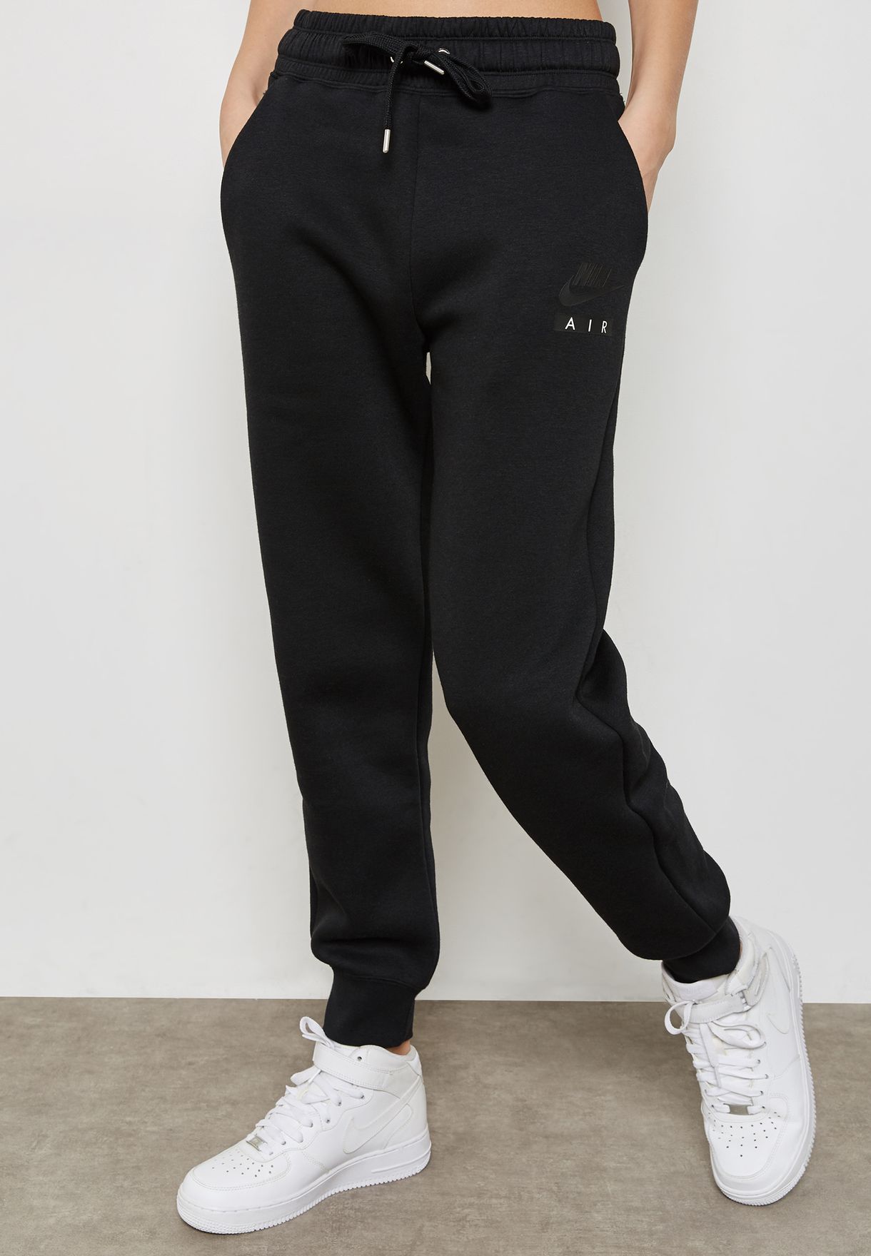 Nike black Air High-Waisted Sweatpants 