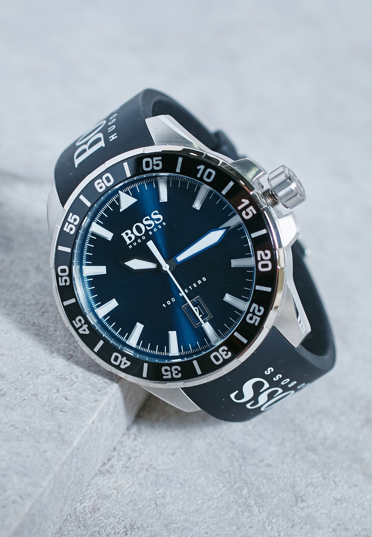 Buy Hugo Boss blue Deep Ocean Watch for 